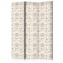 Sermi - Beige Shades of Nature - Flowers and Butterflies on a White Background - Illustration