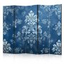 Sermi - Retro Ornament - Decorative Motif in Rubbed Blues