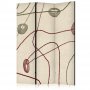Sermi - Labyrinth of Beads - Minimalist Abstraction on a Worn Background
