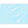 Fototapetti - Composition in Blues and Whites - Harmonious Abstract Waves in a Cool Color Tone