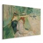 Taulu - Sur un banc de Bois de Boulogne (Berthe Morisot)