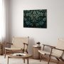 Taulu - Dark Green Victorian Leaves: Botanical Carved Composition