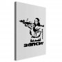 Taulu - Contrast Duel (1-part) - Banksy on Mural with Mona Lisa