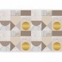 Fototapetti - Beige and Gold Geometric Pattern
