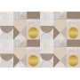 Fototapetti - Beige and Gold Geometric Pattern