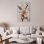 Taulu - Elegance of a Flower (1-part) - Delicate Lily on Marble in Sepia