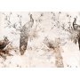 Fototapetti - Peacocks in Delicate Beige