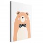 Taulu - Teddy Bear in Bow Tie (1 Part) Vertical