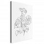 Taulu - Monochrome Monstera (1 Part) Vertical