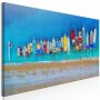 Taulu - Colourful Boats (1 Part) Narrow