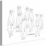 Taulu - Animal Patrol (1-part) - Meerkats on Black and White Background