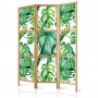 Japanilainen sermi - Monstera and Palm Leaves I