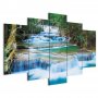 Taulu - Blue Waterfall in Kanchanaburi, Thailand
