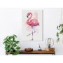 DIY kangas maalaus - Friendly Flamingo