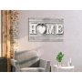DIY kangas maalaus - Home (Letters)