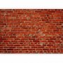 Fototapetti - Old wall – retro-style red brick wall