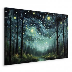 Taulu - Starry night - a contemporary version of Van Goghs night sky