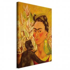 Taulu - Frida Kahlo – Self-Portrait with Monkey and Parrot