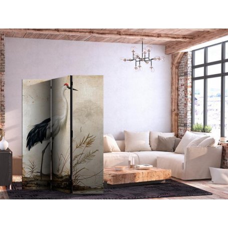 Sermi - Birds from an old engraving - vintage-style illustration depicting a heron and a crane