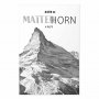 Juliste - The majestic Matterhorn mountain peak, crown of mountains, mountain landscape