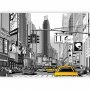 Fototapetti - Comic book city - New York street in pop art style