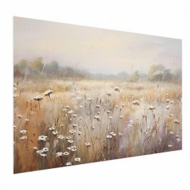 Juliste - Impressionist meadow – field landscape in a pastel colour palette