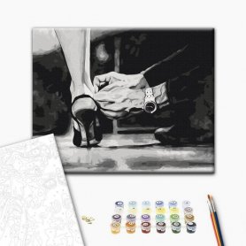 DIY kangas maalaus - Small gestures