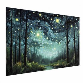 Juliste - Starry night - a contemporary version of Van Goghs night sky
