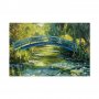 XXL-kuva - Impressionist bridge - painting of a bridge against a picturesque background