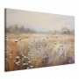 XXL-kuva - Impressionist meadow – field landscape in a pastel colour palette