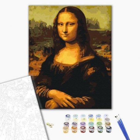 DIY kangas maalaus - Leonardo da Vinci – Mona Lisa