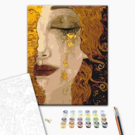 DIY kangas maalaus - Gustav Klimt – Golden Tears