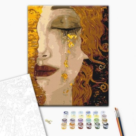 DIY kangas maalaus - Gustav Klimt – Golden Tears