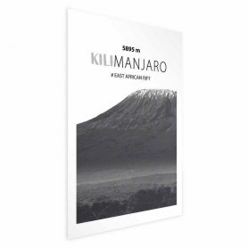 Juliste - The majestic Kilimanjaro mountain peak, crown of mountains, mountain landscape