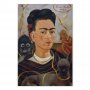 Taulu - Frida Kahlo – Self-Portrait with Changuito