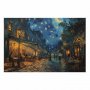 Juliste - Paris street – a painting inspired by Vincent van Goghs style