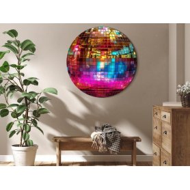 Pyöreä taulu - Gold disco ball