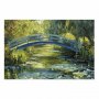Juliste - Impressionist bridge - painting of a bridge against a picturesque background