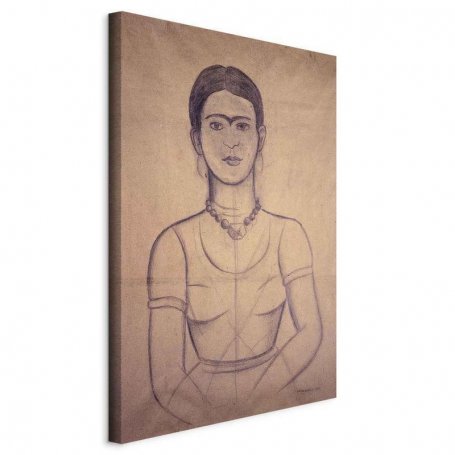 Taulu - Frida Kahlo – Self-Portrait, 1929 (charcoal drawing)