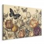 Taulu - Colourful tulips on a cream background