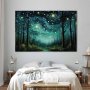 XXL-kuva - Starry night - a modern version of Van Goghs night sky