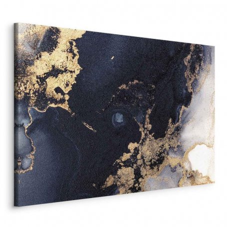 Taulu - Marble and navy blue – abstract textured pattern inspired by the starry sky