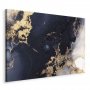 Taulu - Marble and navy blue – abstract textured pattern inspired by the starry sky