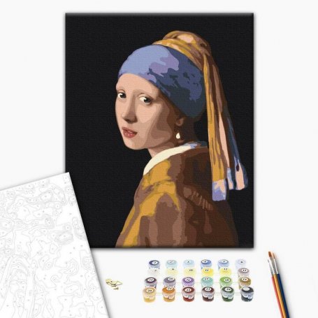 DIY kangas maalaus - Jan Vermeer – Girl with a Pearl Earring