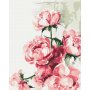 DIY kangas maalaus - Watercolour with peonies