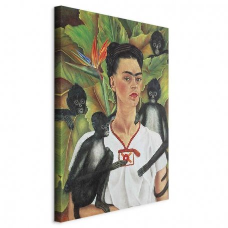 Taulu - Frida Kahlo – Self-Portrait with Monkeys