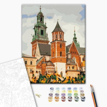 DIY kangas maalaus - Wawel Royal Castle