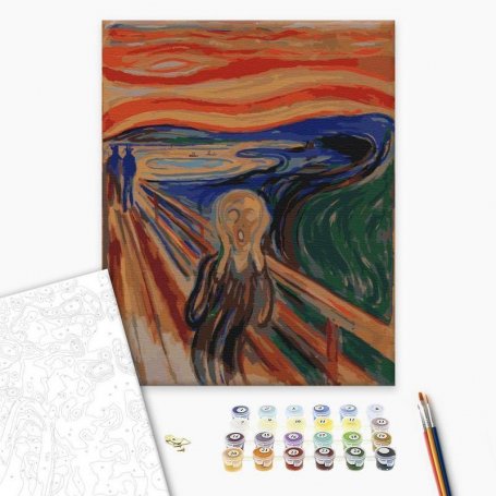 DIY kangas maalaus - Edvard Munch – The Scream