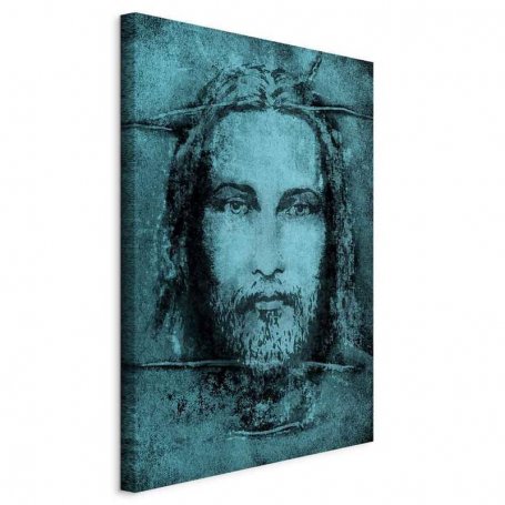 Taulu - Shroud of Turin in Turqoise (1 Part) Vertical