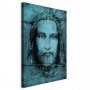 Taulu - Shroud of Turin in Turqoise (1 Part) Vertical
